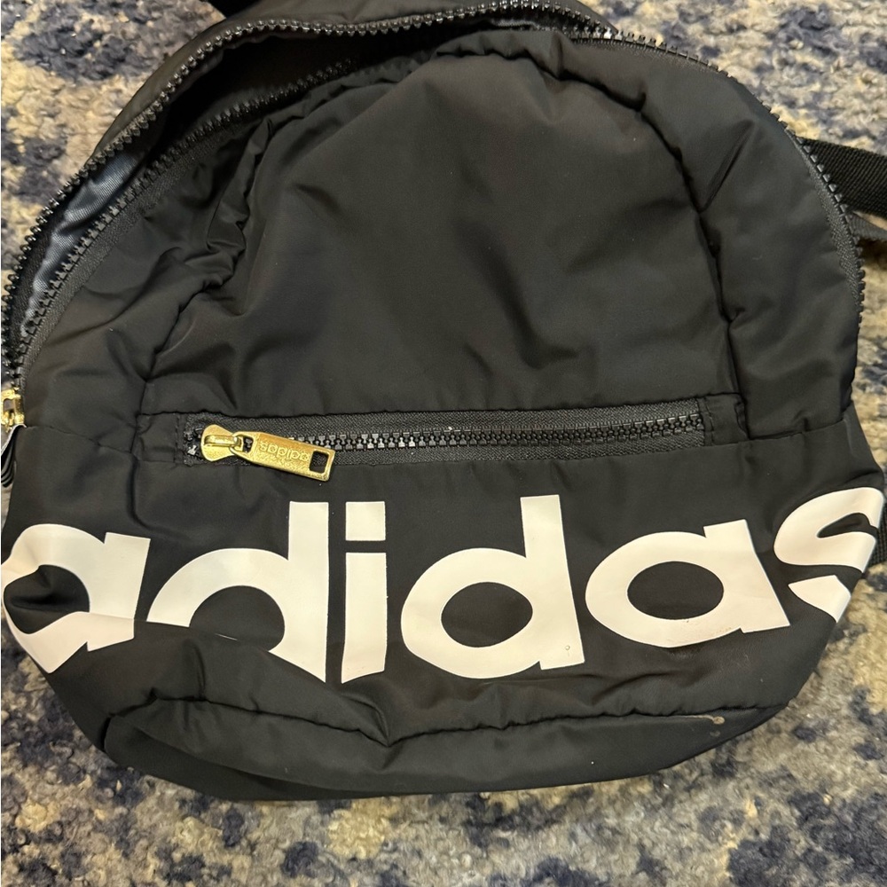 Adidas Gray and Black Backpack